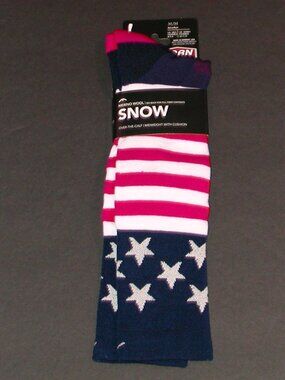 Darn Tough Captain Stripe Over-the-Calf Midweight Socks NWT Men's Size Medium